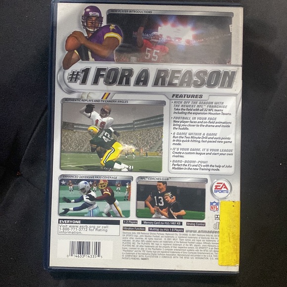 PS 2 EA Sports Madden 2004 and 2002 Games - Picture 3 of 8